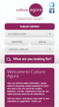Mobile Screenshot of cultureagora.com
